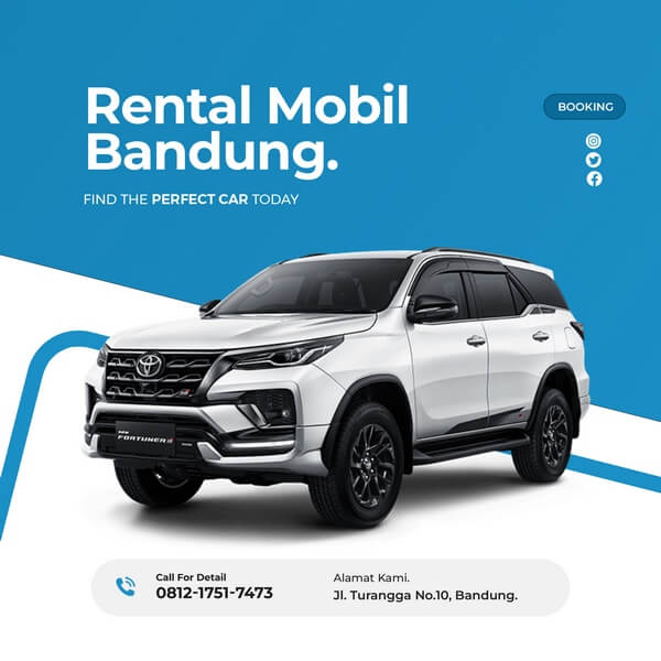 Sewa Mobil Bandung - Fortuner