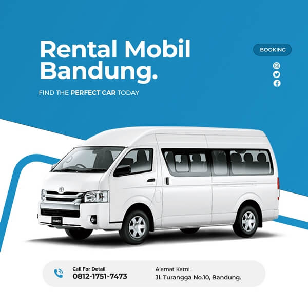 Sewa Mobil Bandung - Hiace Commuter