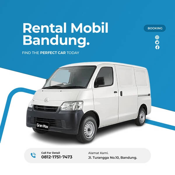 Sewa Mobil Bandung - ⁠Grand Max Blindvan